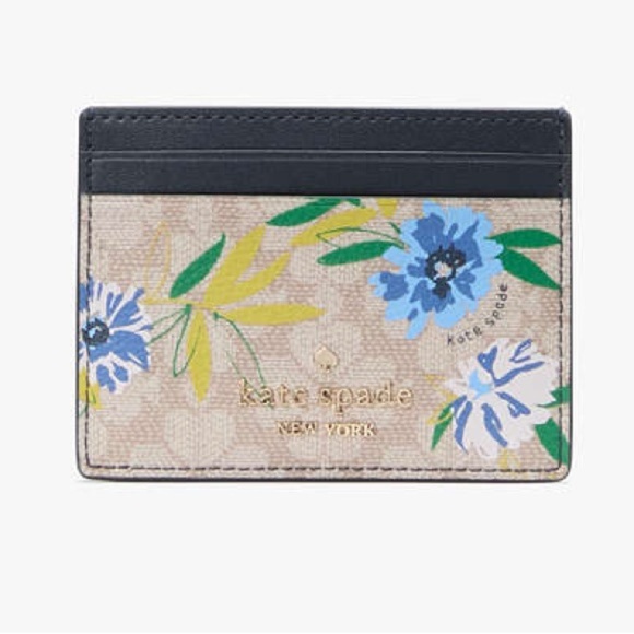 Kate Spade New York Payton Colorblock Dome Crossbody & Floral Card Holder Set - Picture 4 of 8